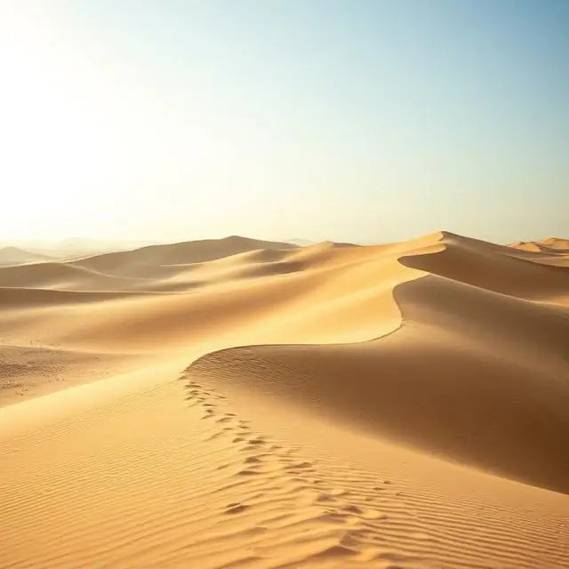 Sand dunes in Oman